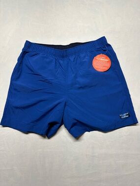 NWT L.L. Bean Men’s Classic Supplex Sport Shorts Blue -  Mens Large
